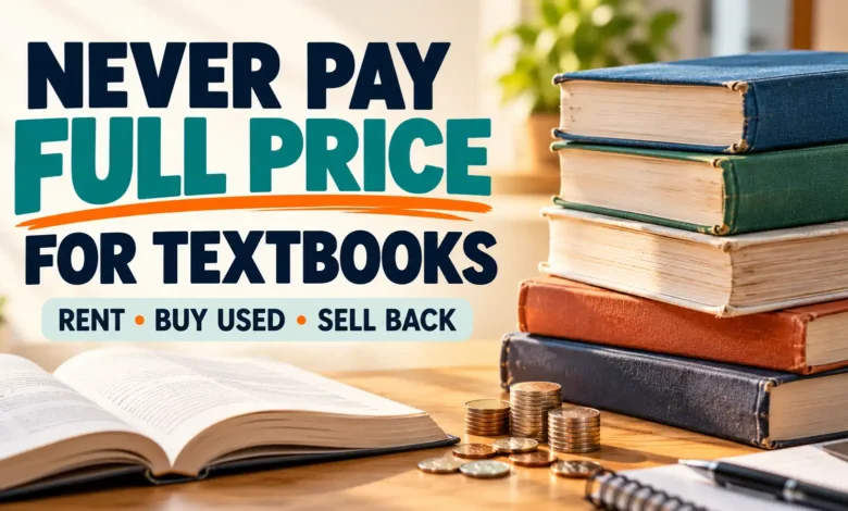 How to Never Pay Full Price for Textbooks: Rent, Buy Used & Sell Back