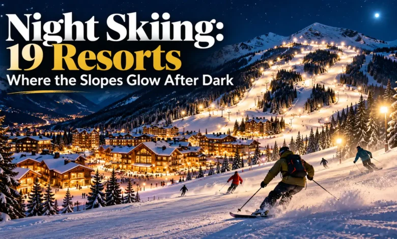 Night Skiing: 19 Resorts Where the Slopes Glow After Dark