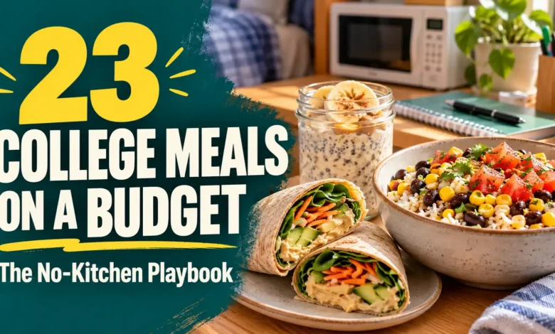 23 College Meals on a Budget: The No-Kitchen Playbook