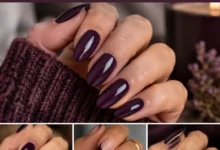 19 Plum November Nail Ideas That Make Deep Purple Look So Wearable