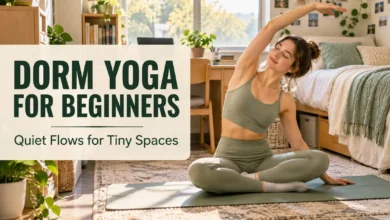 Dorm Yoga for Beginners: Quiet Flows for Tiny Spaces