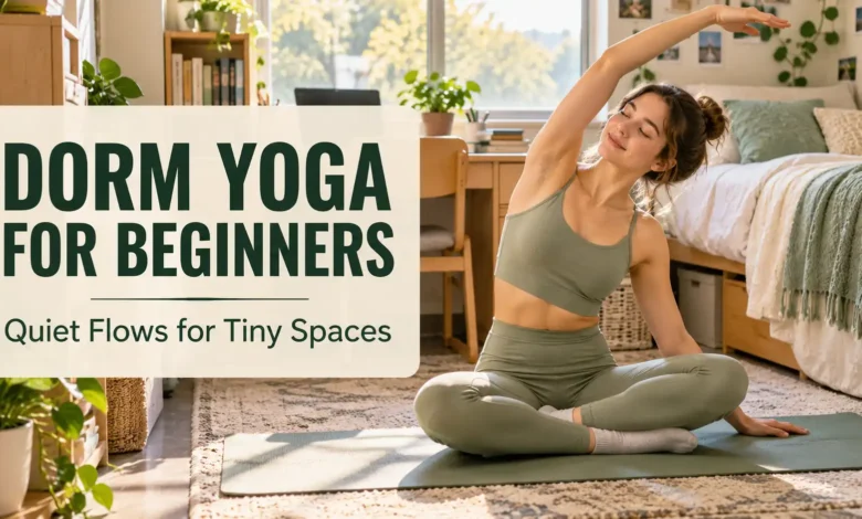 Dorm Yoga for Beginners: Quiet Flows for Tiny Spaces