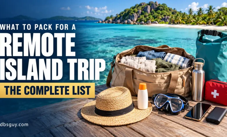 What to Pack for a Remote Island Trip: The Complete List