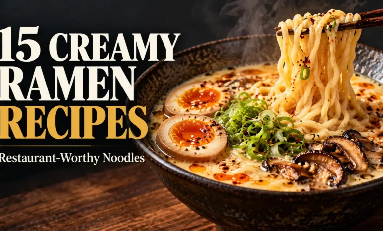 15 Creamy Ramen Recipes That Taste Like Restaurant Noodles