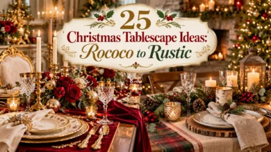 25 Christmas Tablescape Ideas: Rococo to Rustic 25 Christmas Tablescape Ideas: Rococo to Rustic