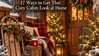 Rustic Outdoor Christmas Decor: 17 Ways to Get That Cozy Cabin Look at Home