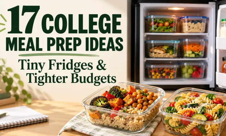 17 College Meal Prep Ideas for Tiny Fridges & Tighter Budgets