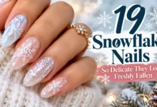 19 Snowflake Nails So Delicate They Look Freshly Fallen