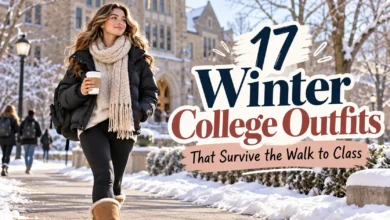 17 Winter College Outfits That Survive the Walk to Class