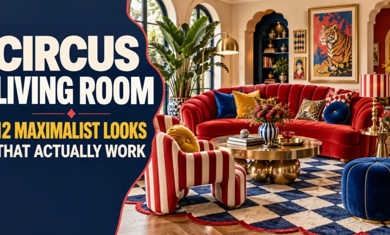 Circus Living Room Ideas: 12 Maximalist Looks That Actually Work