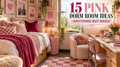 15 Pink Dorm Room Ideas That Are Anything But Basic