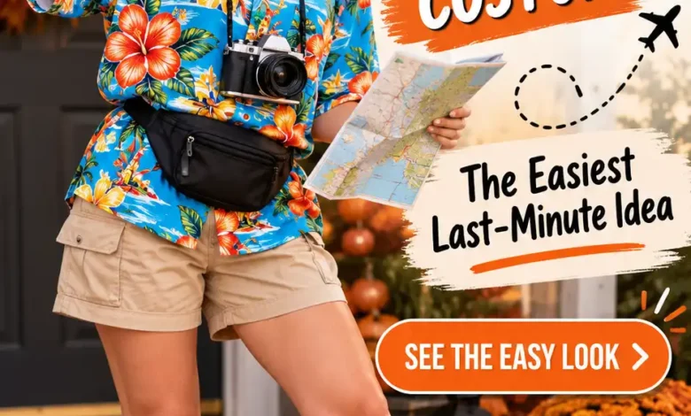 Tacky Tourist Halloween Costume: The Easiest Last-Minute Idea