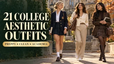21 College Aesthetic Outfits: Preppy, Clean & Academia 21 College Aesthetic Outfits: Preppy, Clean & Academia