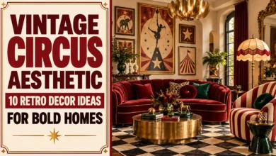 Vintage Circus Aesthetic: 10 Retro Decor Ideas for Bold Homes