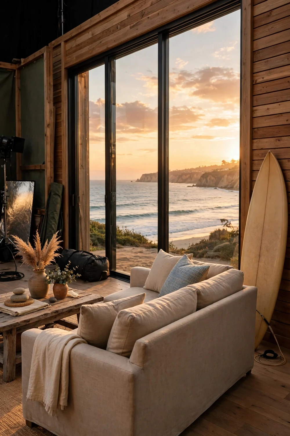 A beach-house living-room set