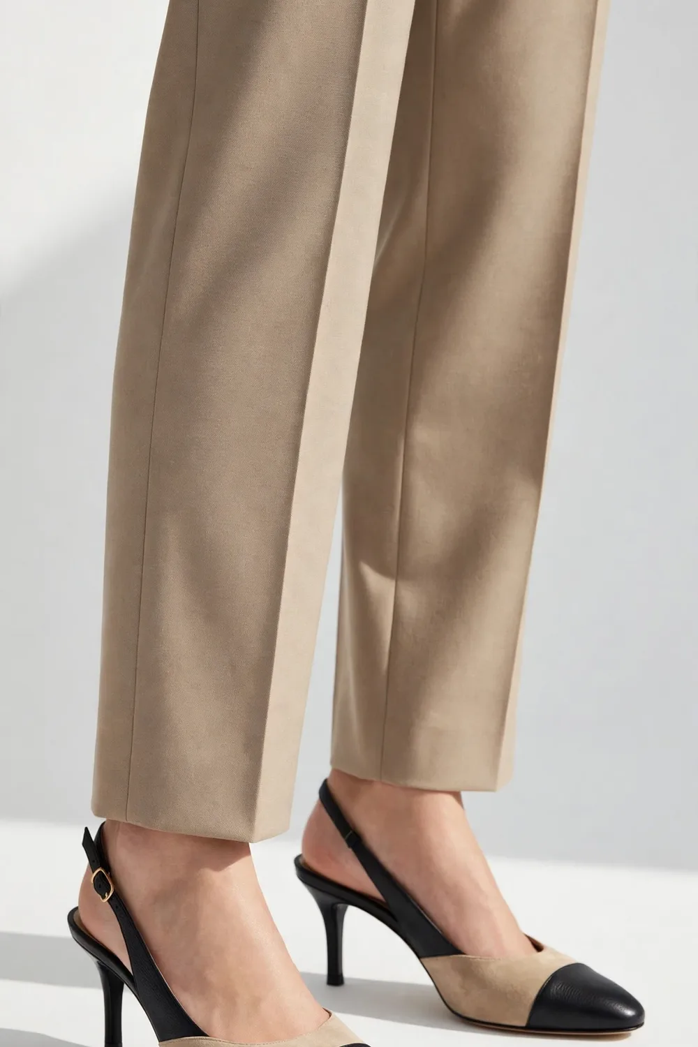MIRAAZZURRA Two-Tone Slingback Pumps