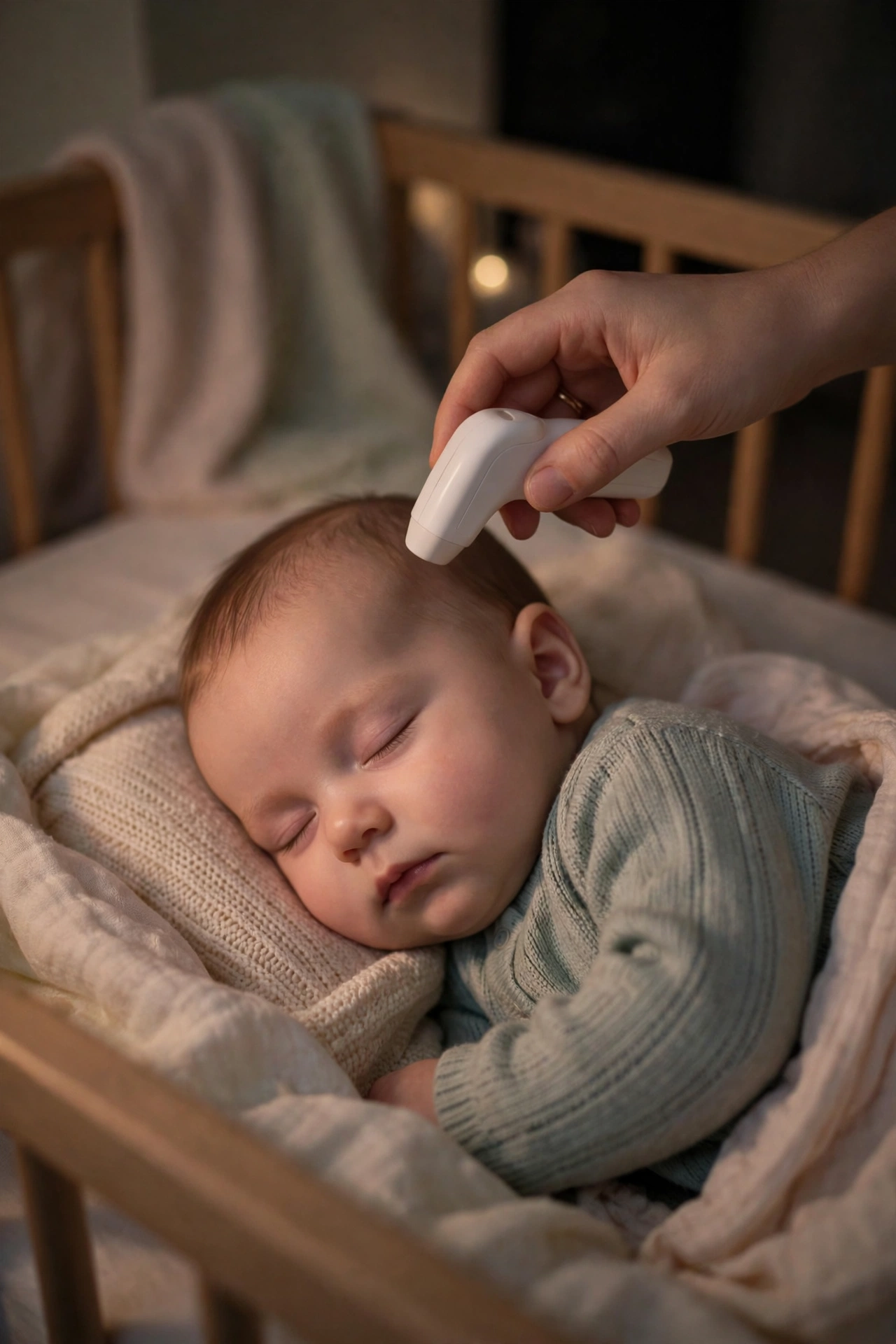 A No-Touch Thermometer for Sleeping-Baby Temperature Checks
