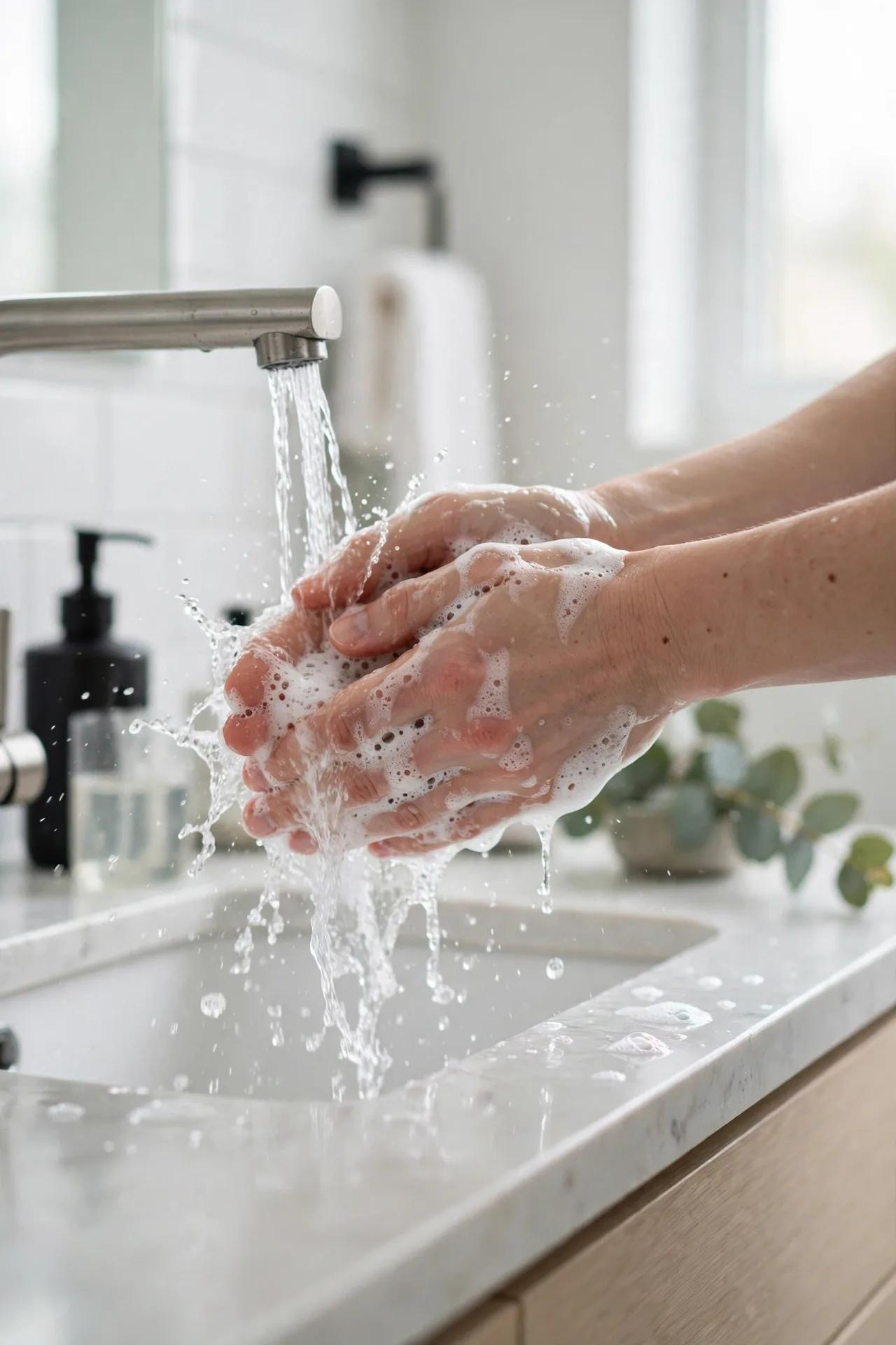2. Washing Hands After Using the Bathroom
