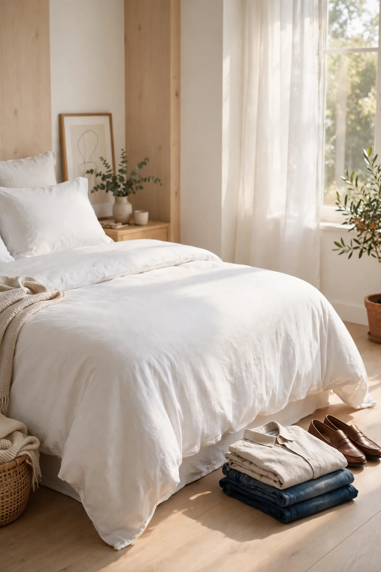 8. Showering Twice a Day — and Keeping Outdoor Clothes Off the Bed