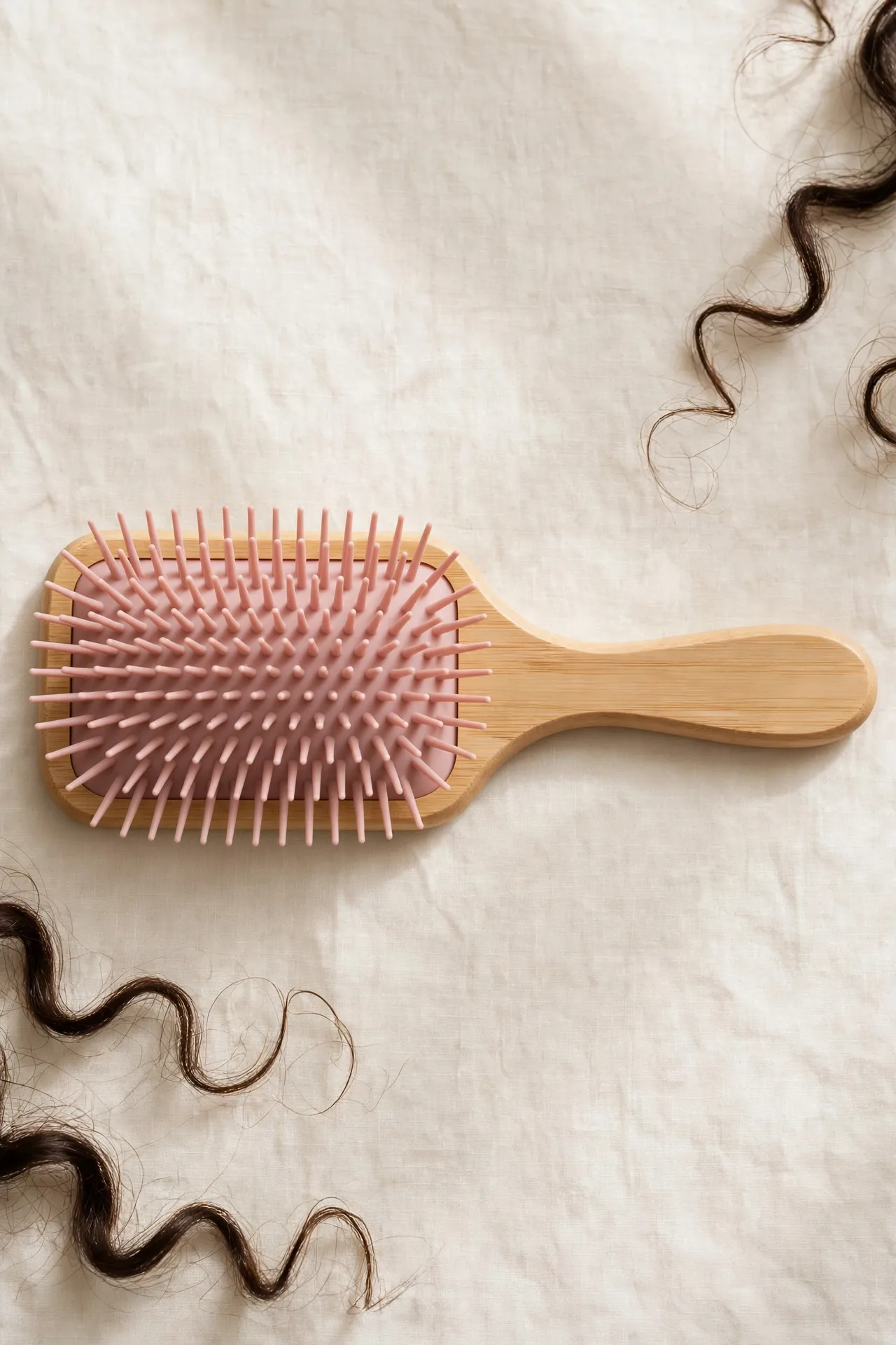 Curly-hair defining brush