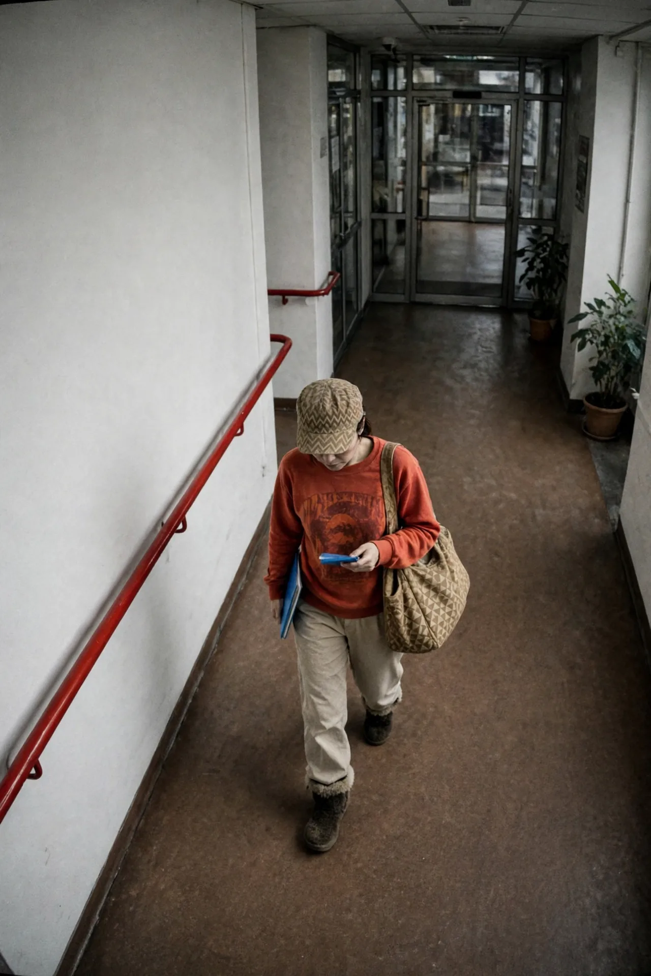 Surveillance-style view of Chantel Brooks on the day she was last seen on July 17, 2026