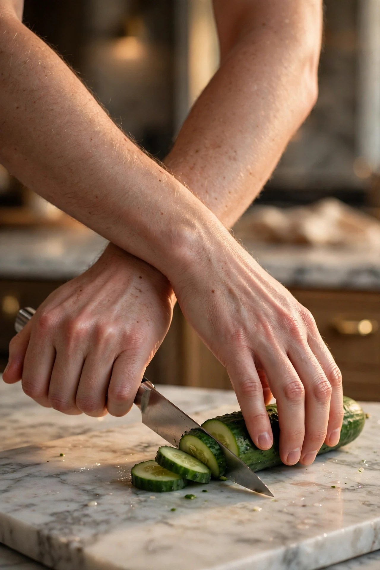 Kendall Jenner vs. a Cucumber