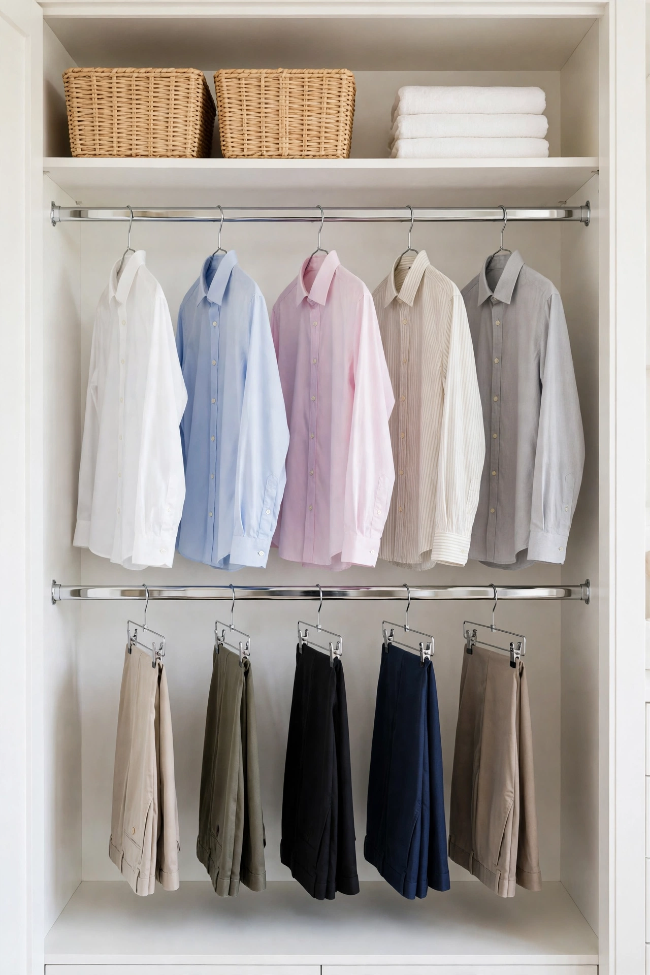 Simple Houseware Adjustable Closet Hanging Rod