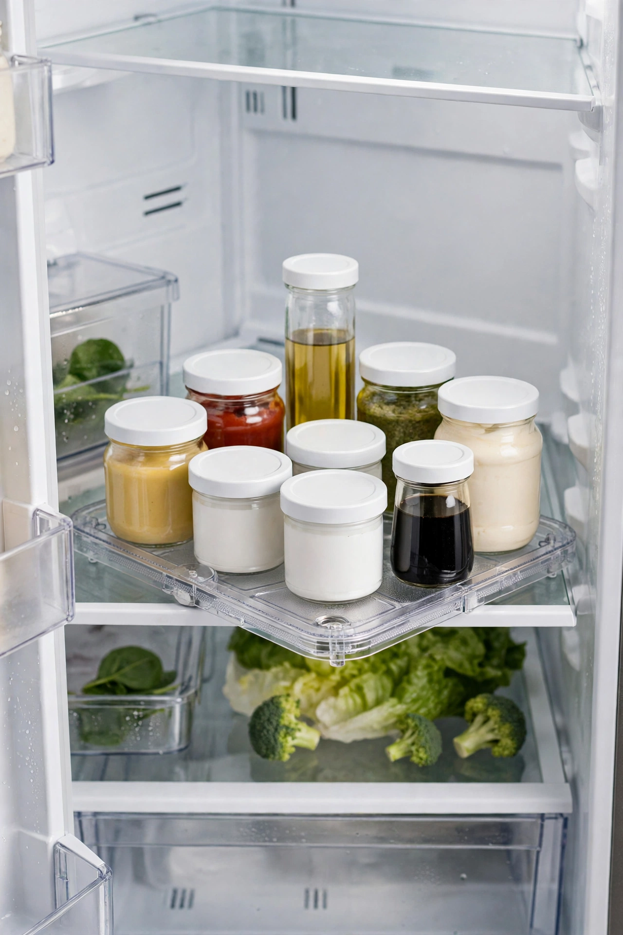 LAMU Lazy Susan Fridge Turntable
