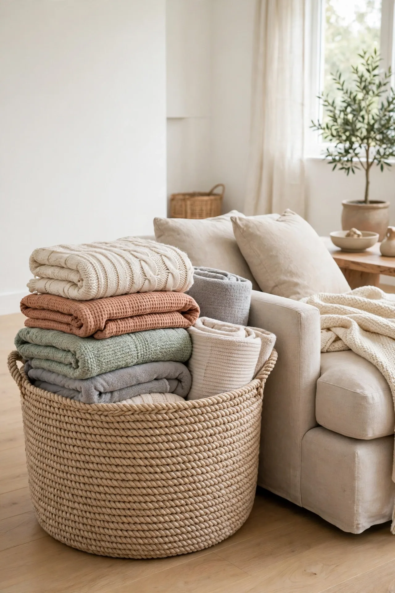 KAKAMAY Woven Storage Basket (17