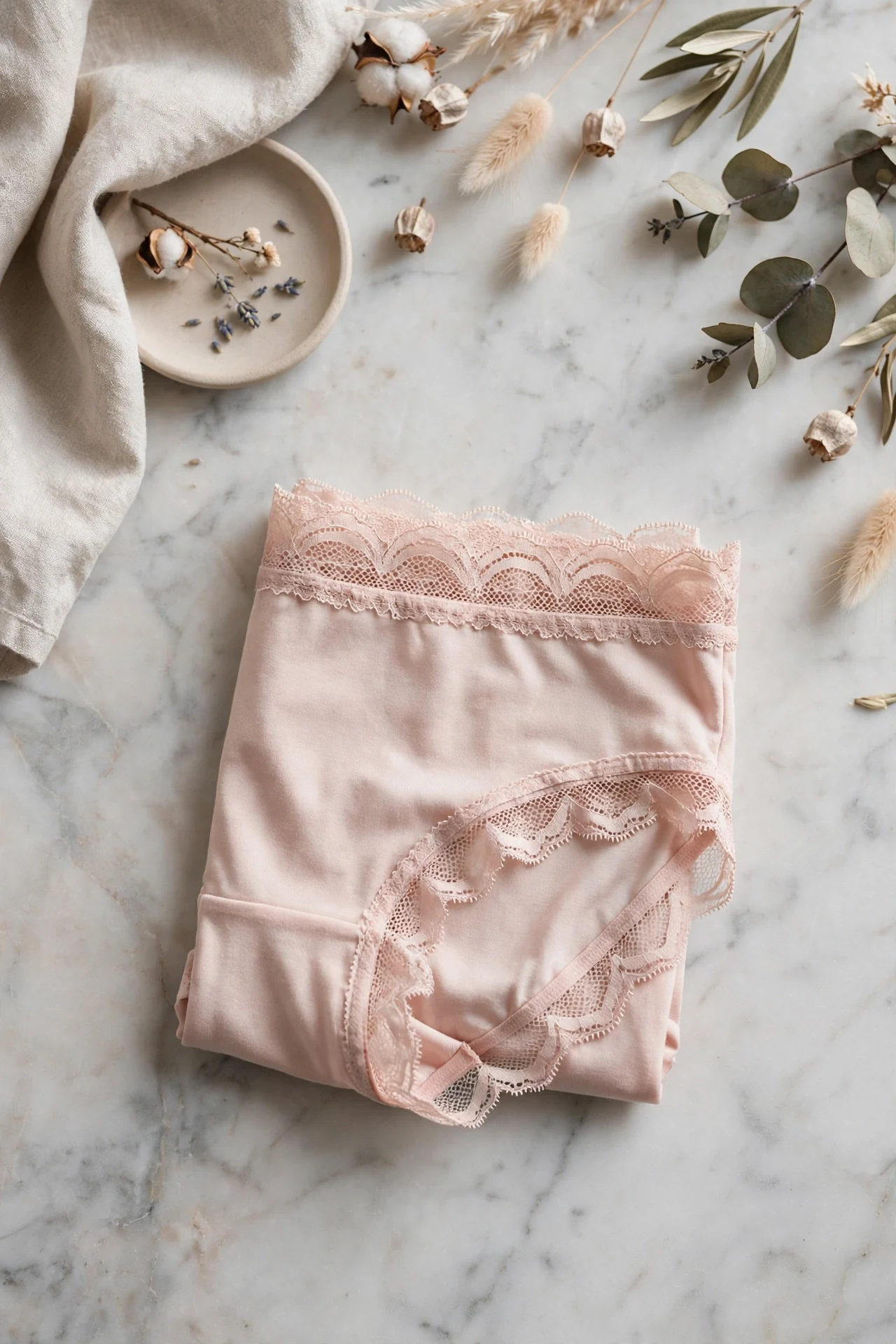 Lace-Trim Hipsters