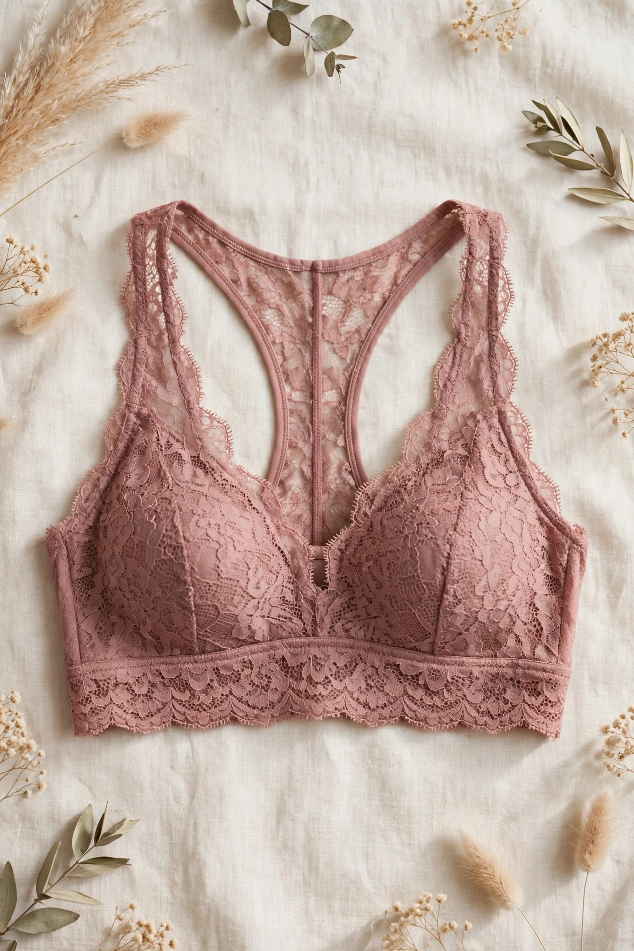 A Lace Racerback Bralette
