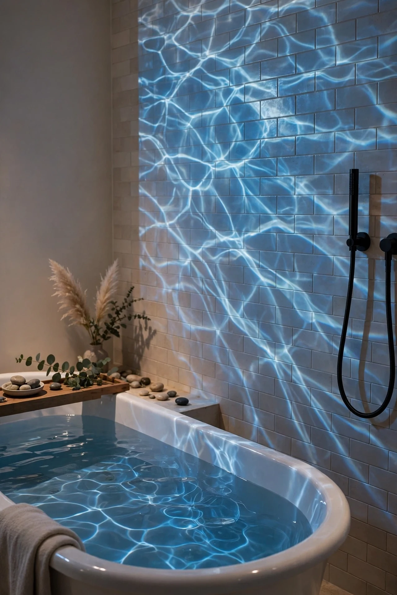 An Ocean-Projecting Shower Lamp