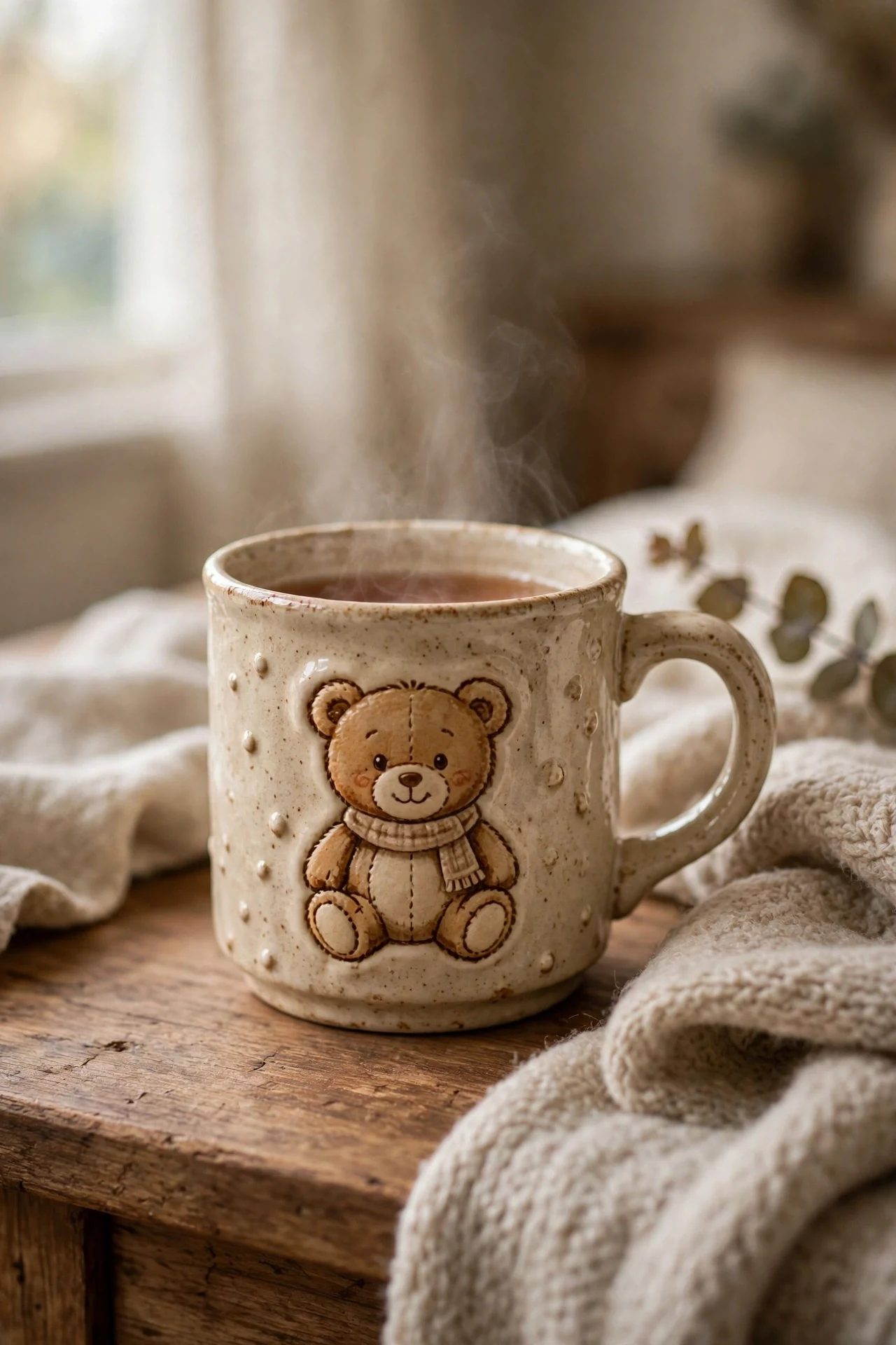 A Vintage-Style Teddy Mug