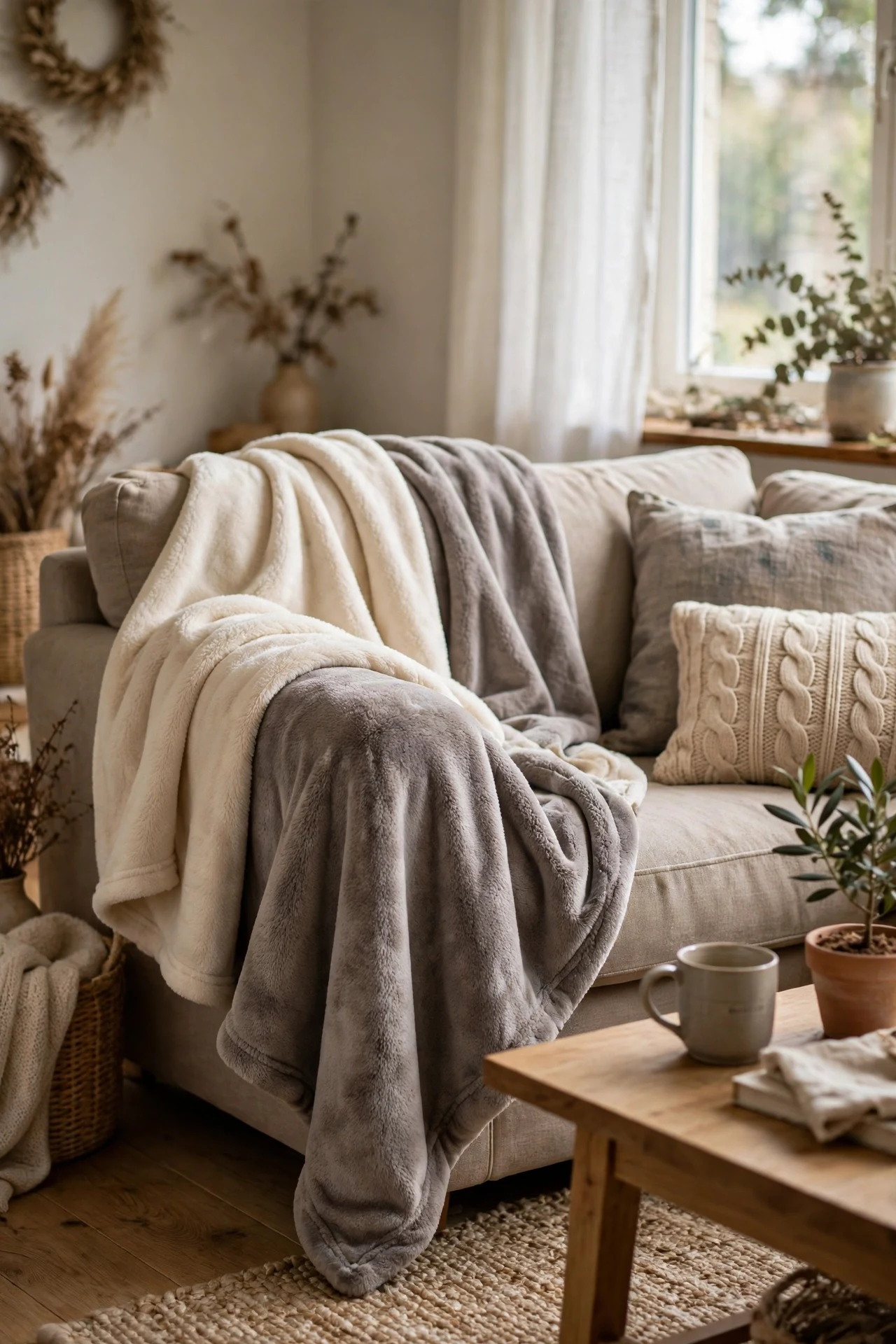 A Reversible Ugg Blanket