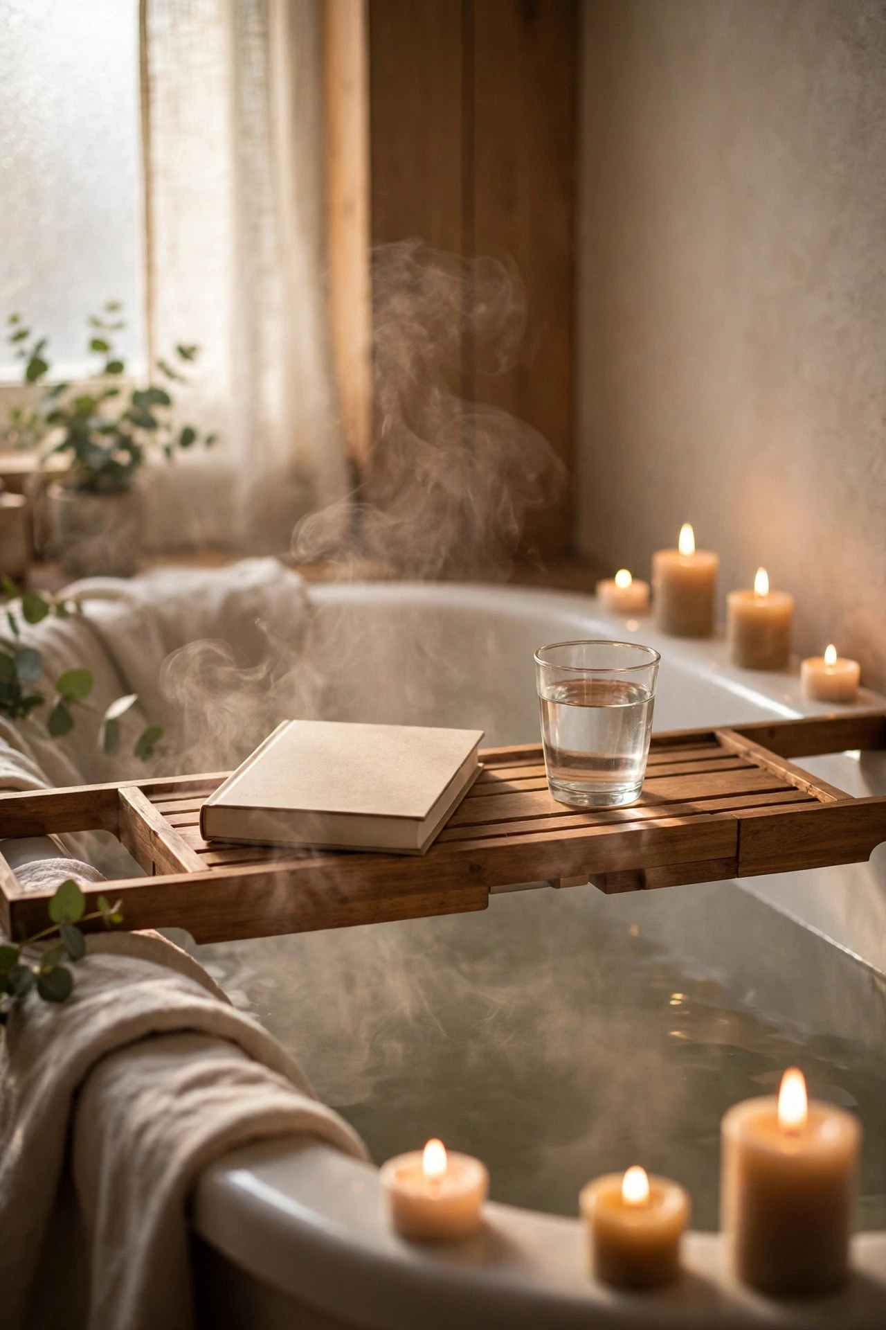 A Height-Adjustable Bathtub Tray