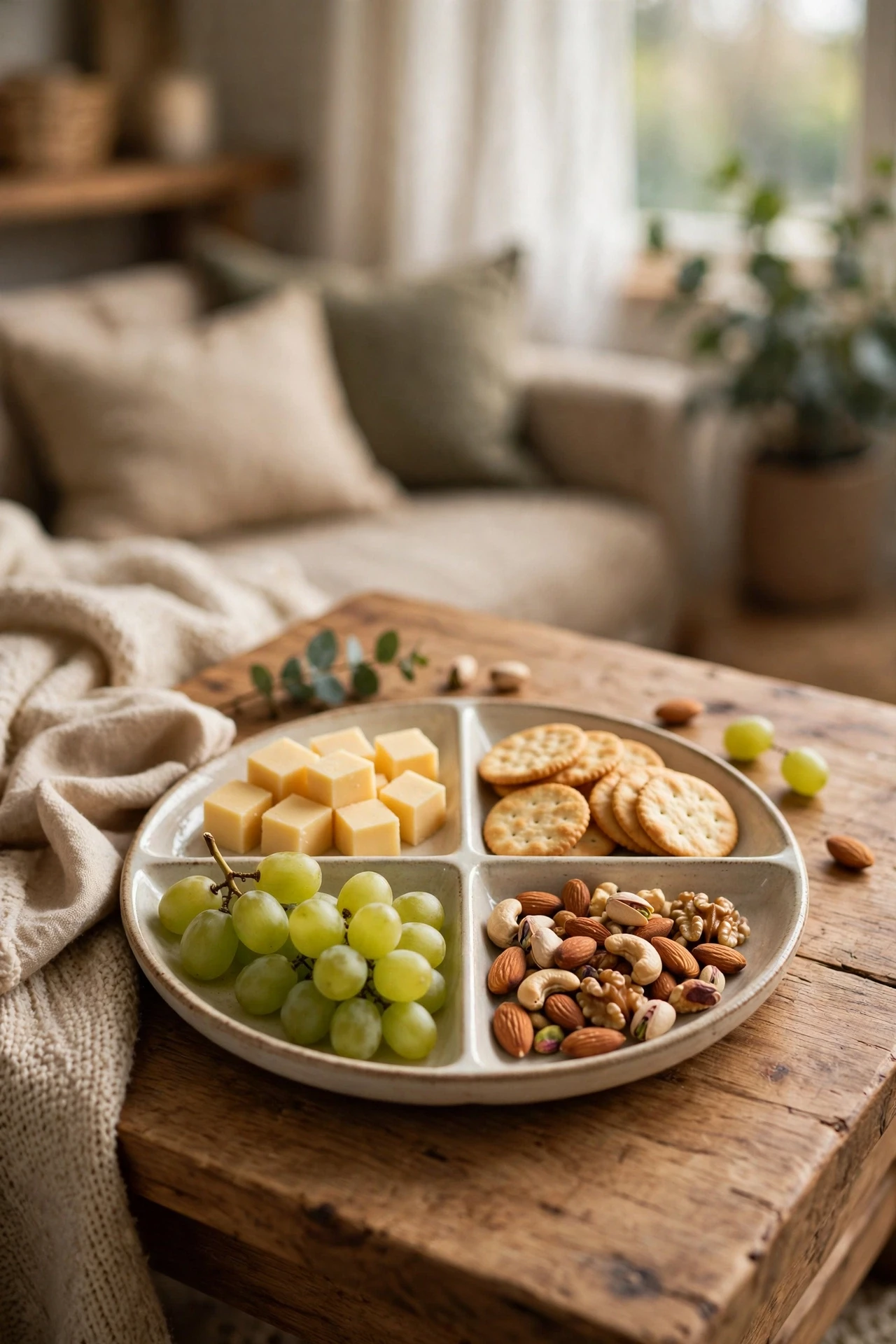 A Divided Girl Dinner Plate
