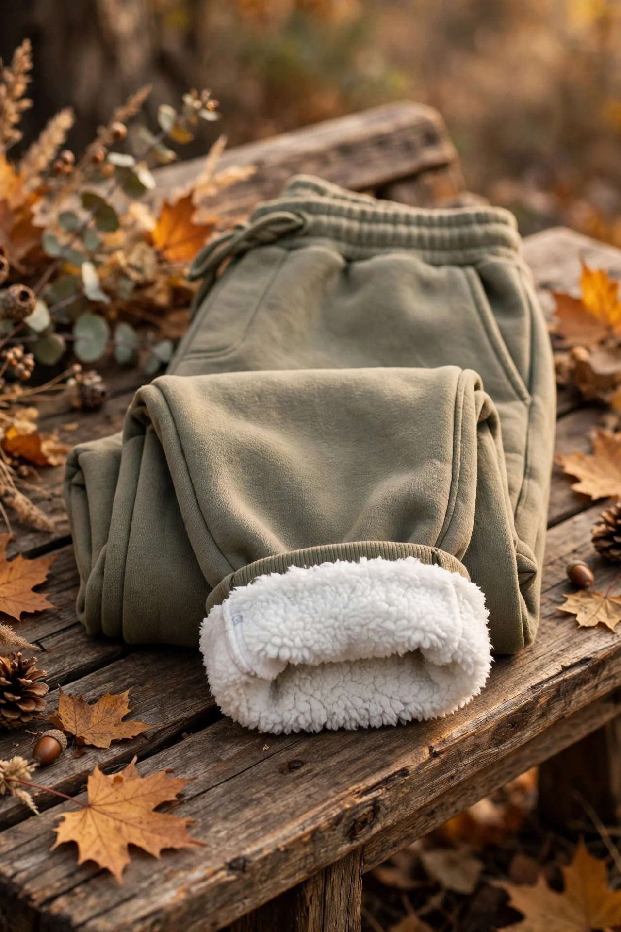 Yeokou Sherpa-Lined Joggers
