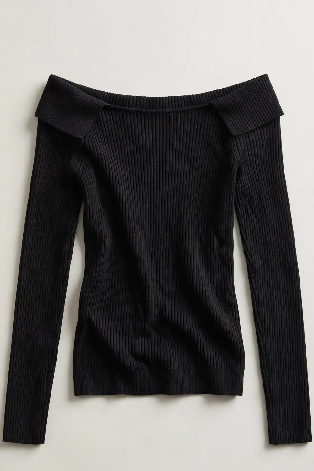 Off-The-Shoulder Top With Built-In Bra