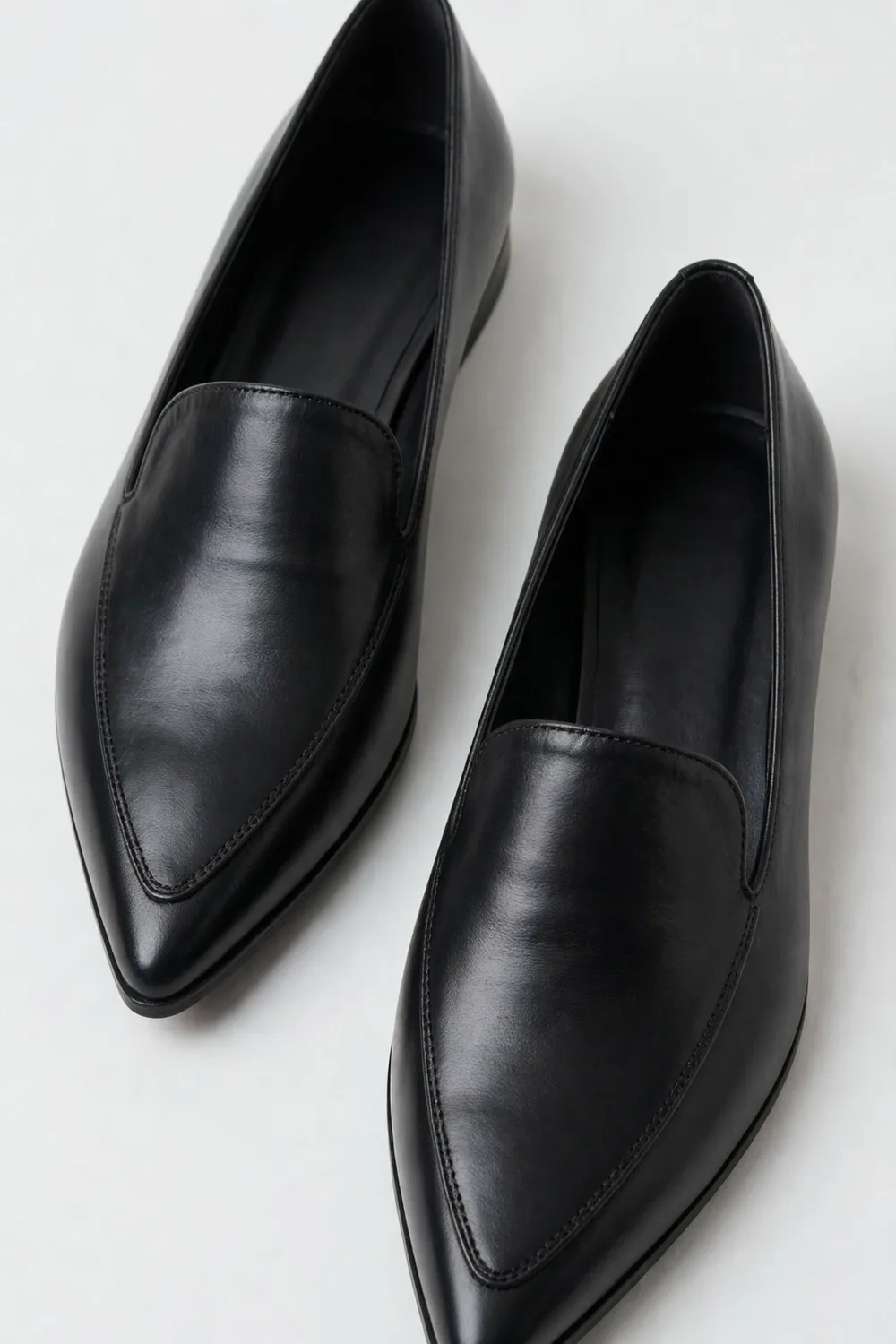 Pointed-Toe Loafer Flats