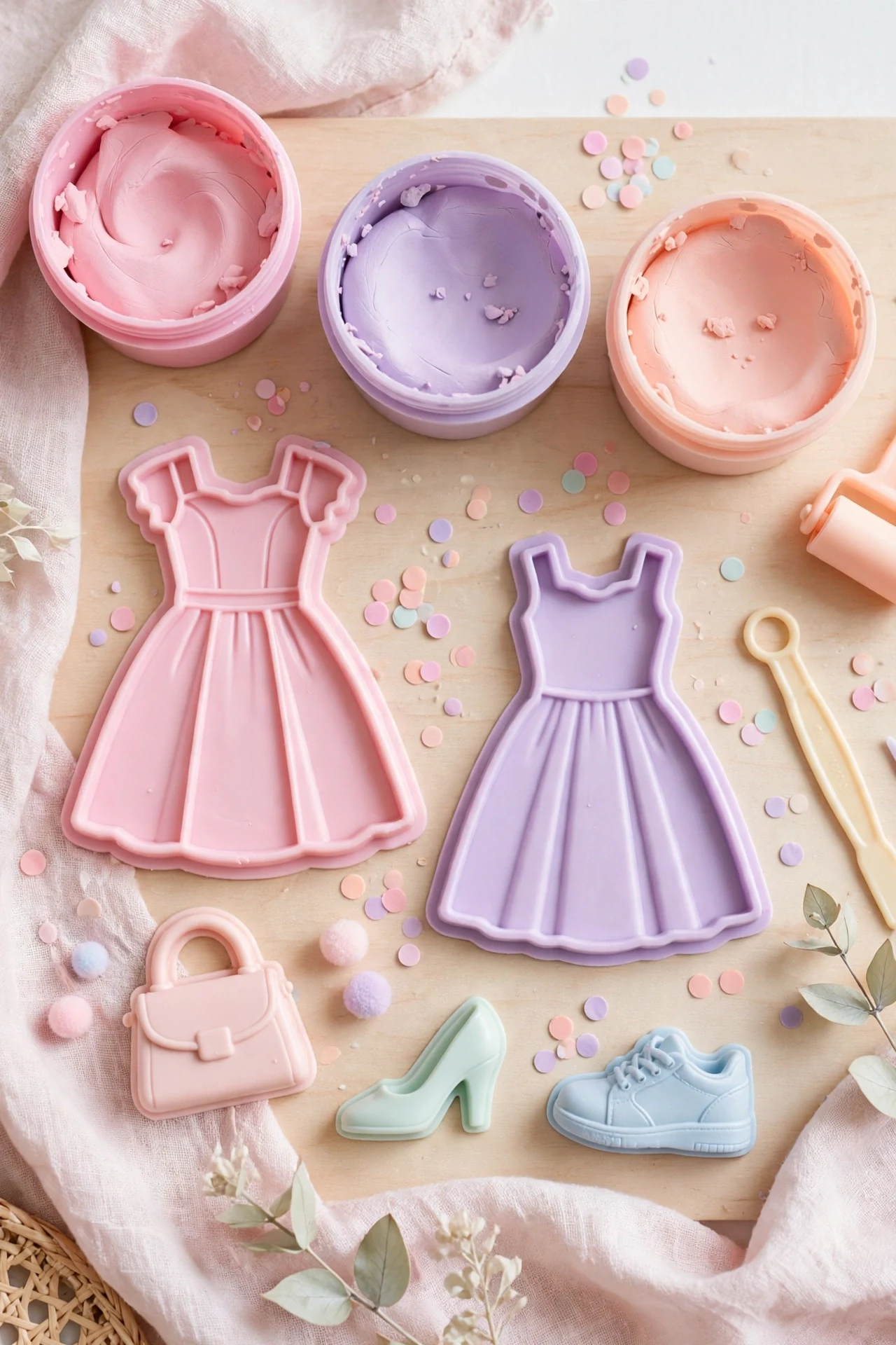 Play-Doh Barbie Ruffles And Bows Set