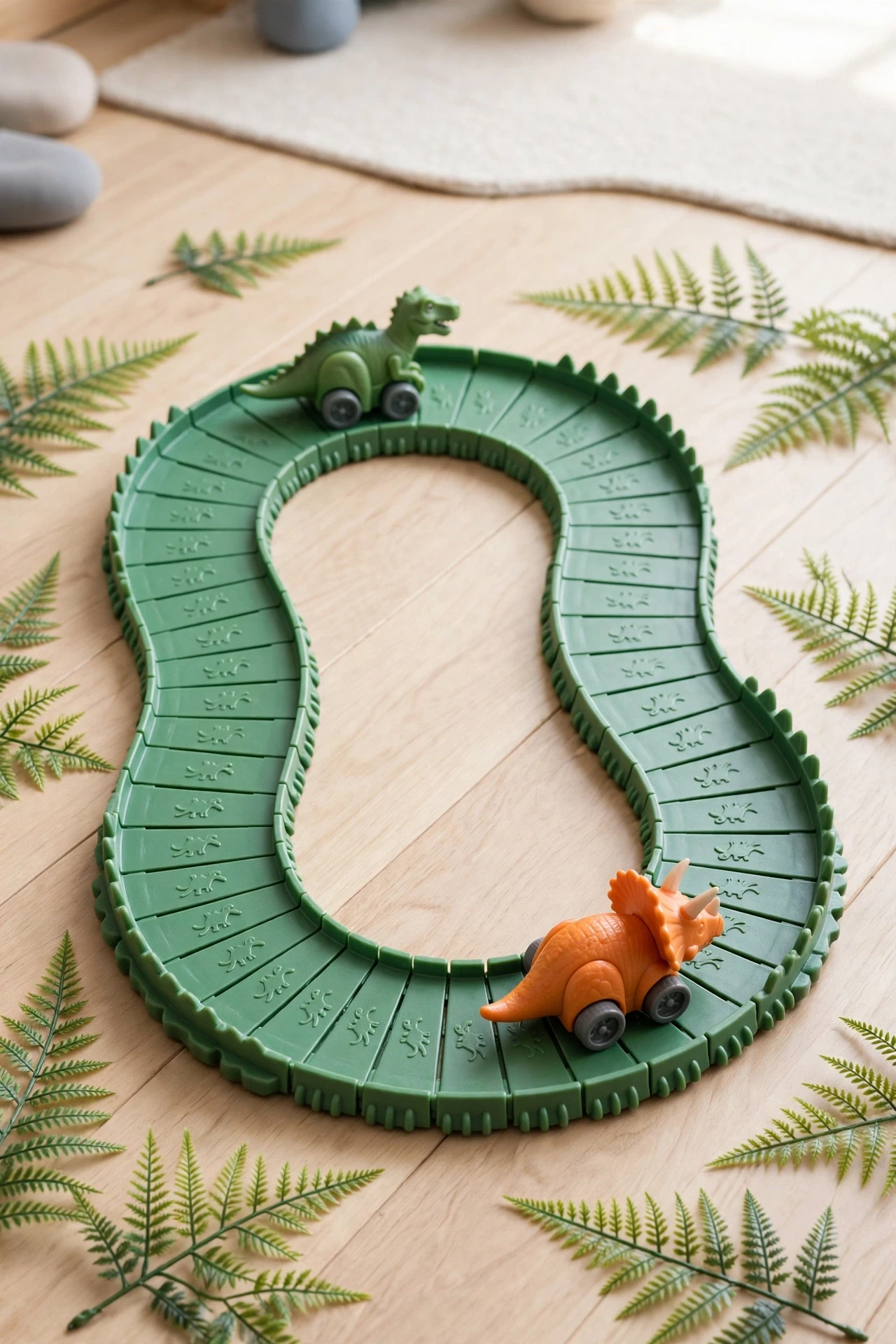 Toyk Dinosaur World Road Race Track Set