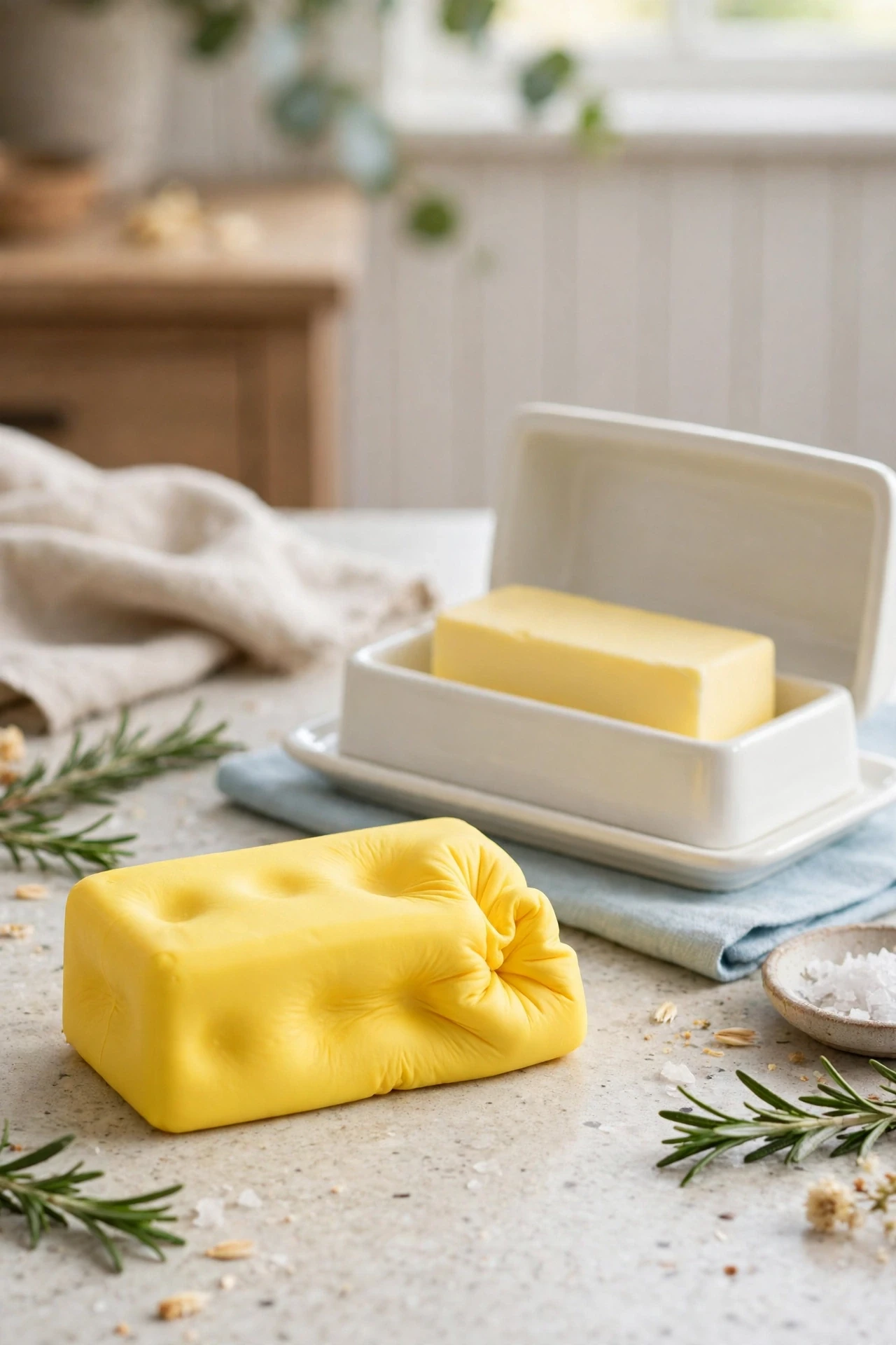 A Butter Stick Squishy Toy