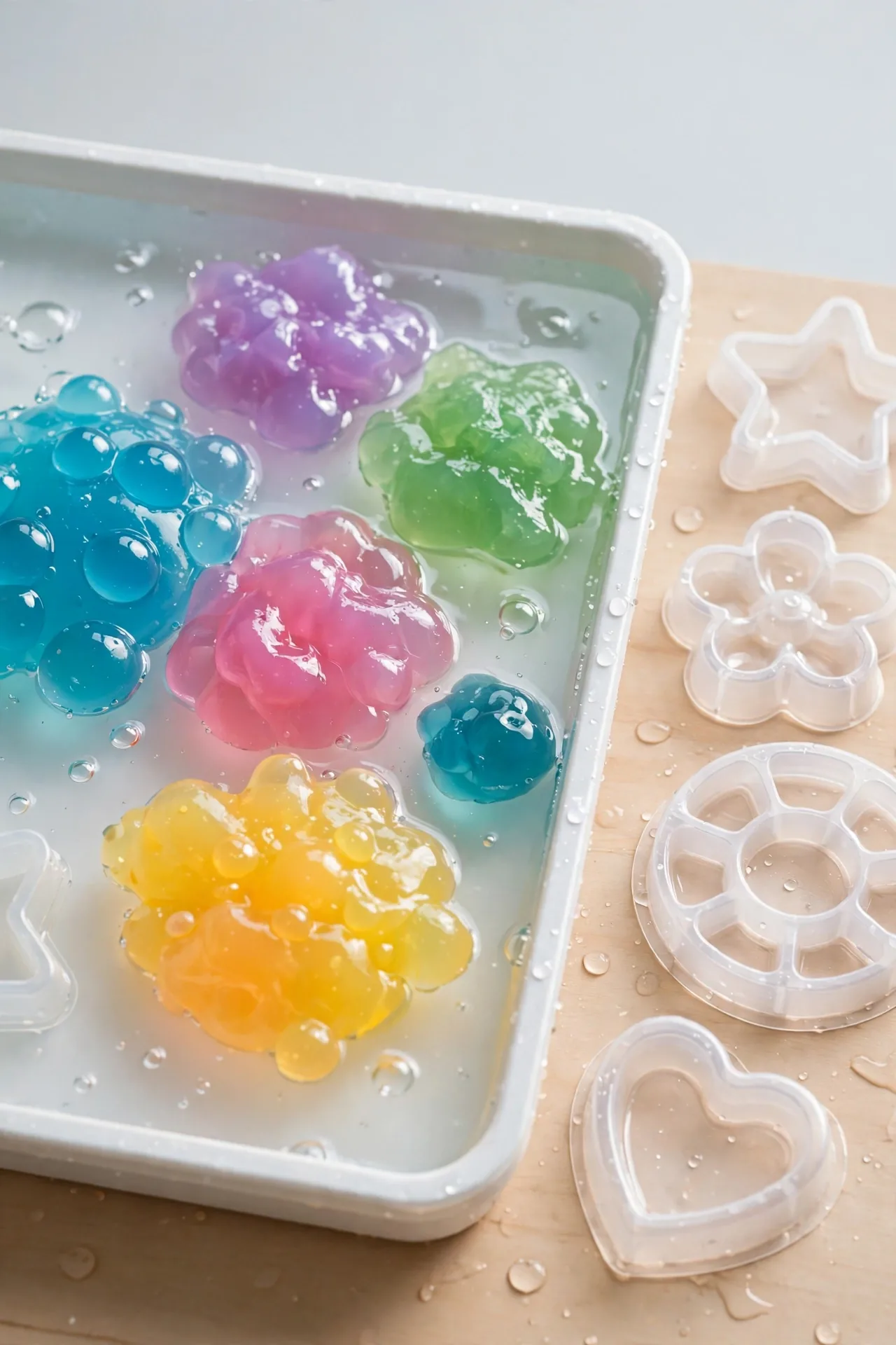 Magic Water Gel Art Kit (10 Gels, 6 Molds)
