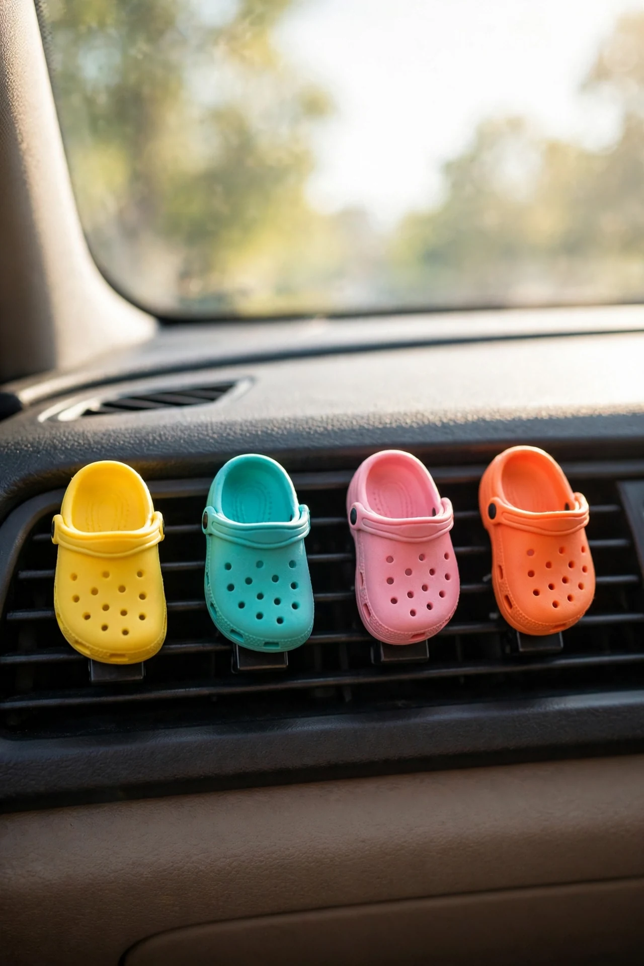 Croc-Style Car Air Fresheners (4-Pack)