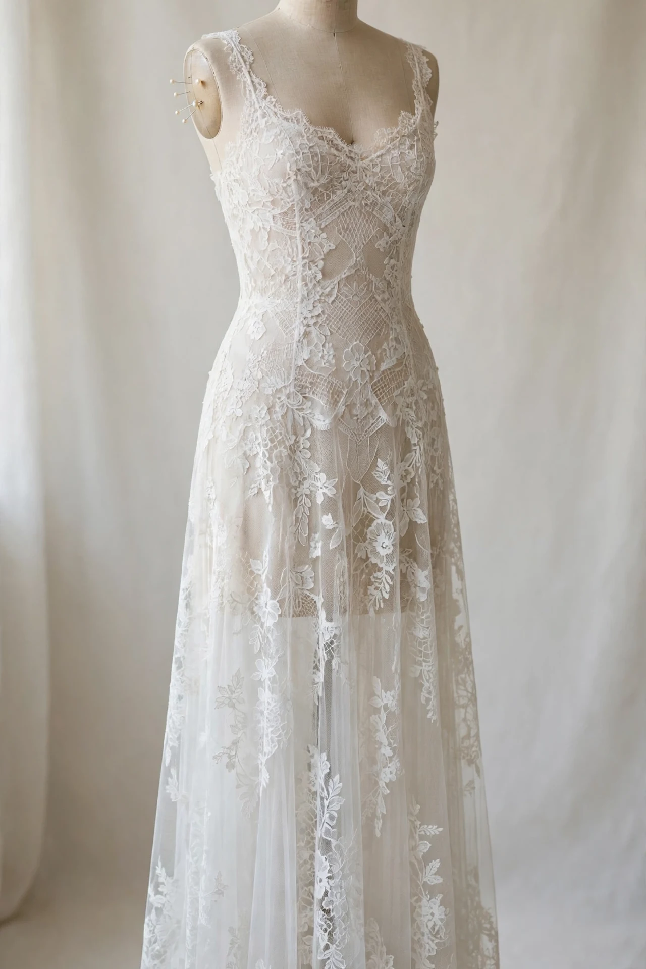 A White Lace Dress
