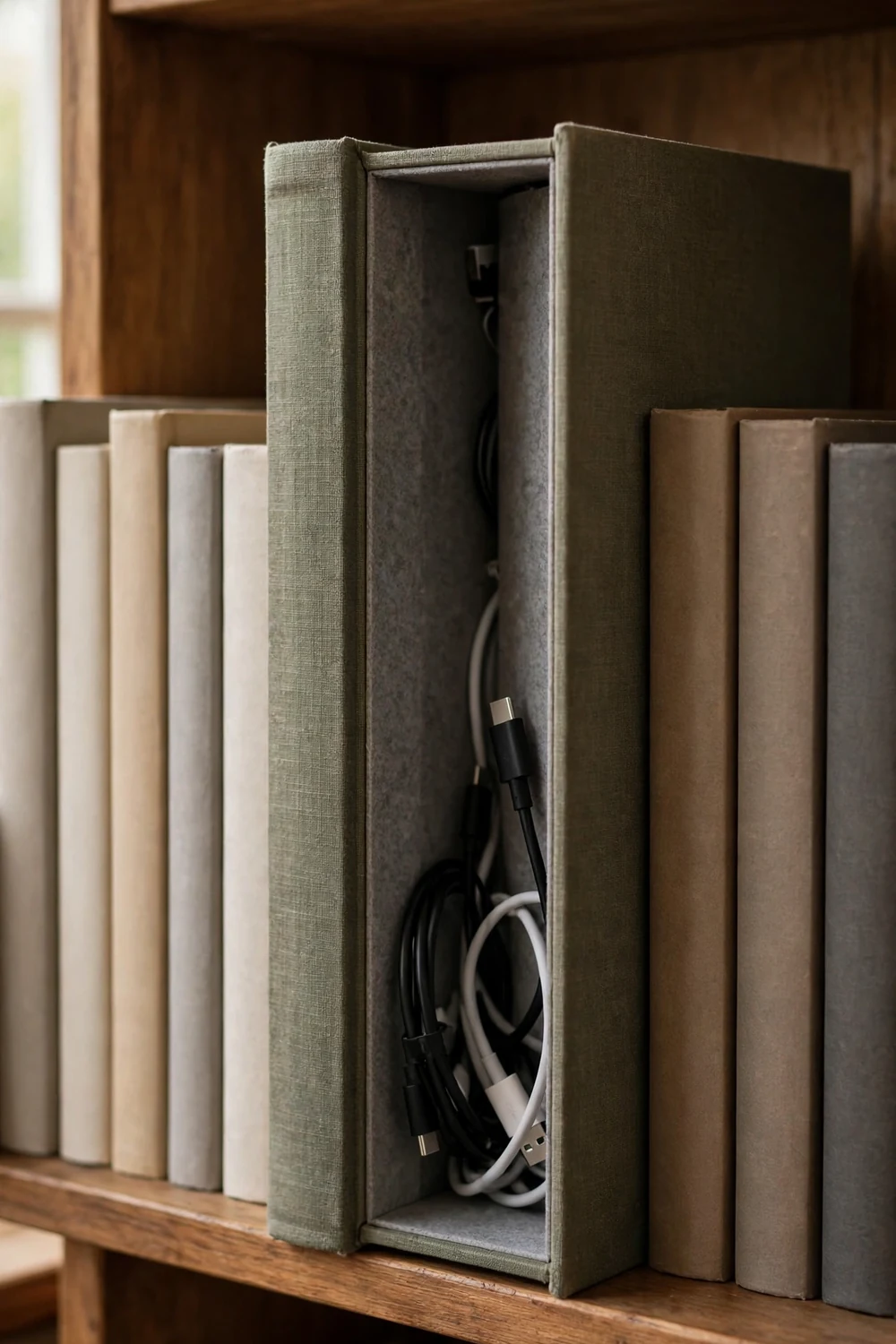 Gerrii Book-Shaped Hidden Storage Box