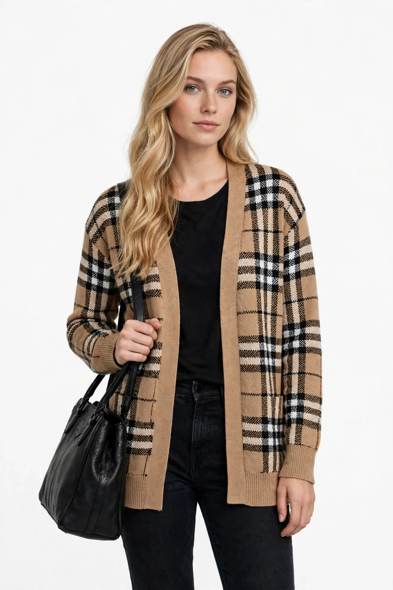 Imily Bela Plaid Cardigan