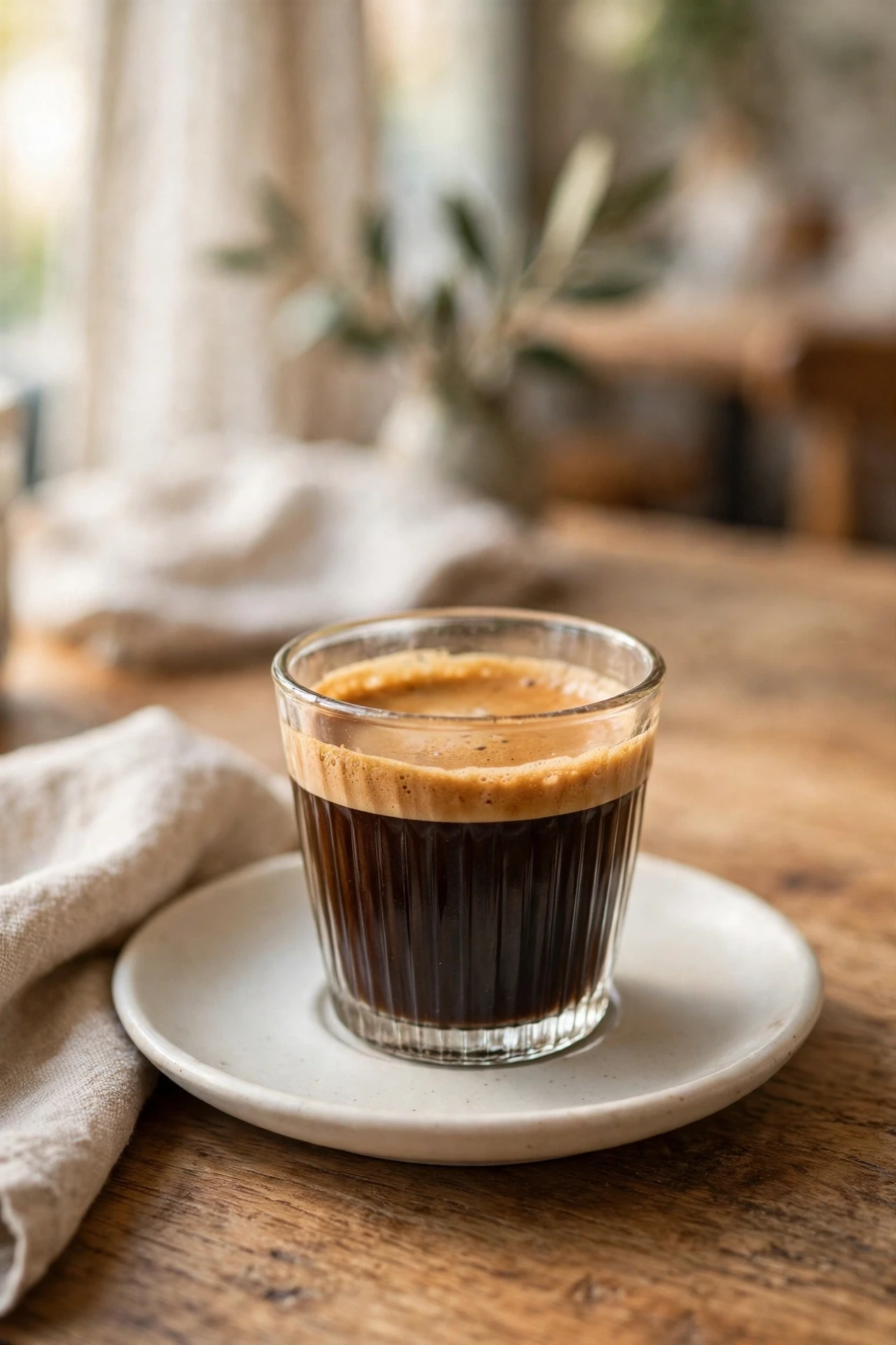 A Ribbed Espresso Cup
