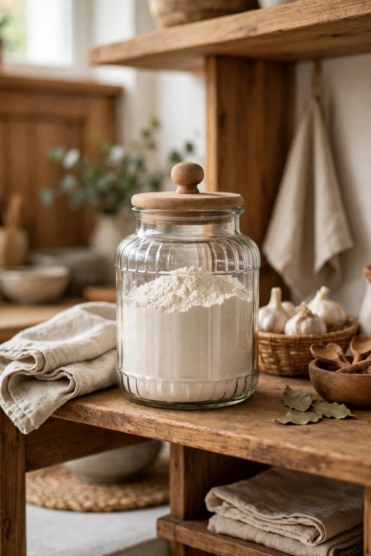 A Vintage-Style Airtight Glass Canister