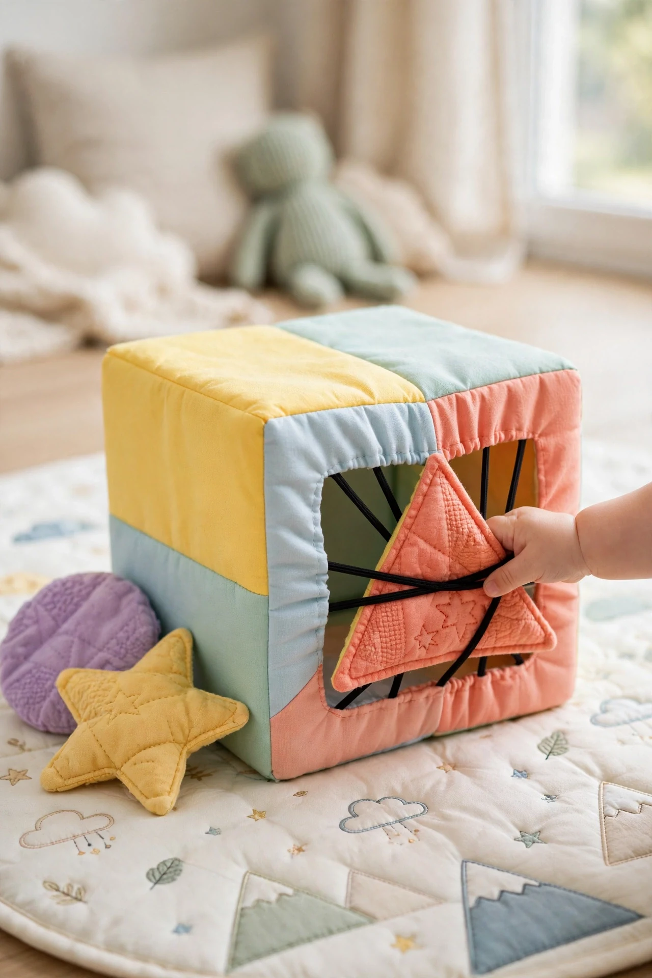 An InnyBin Shape-Sorting Box